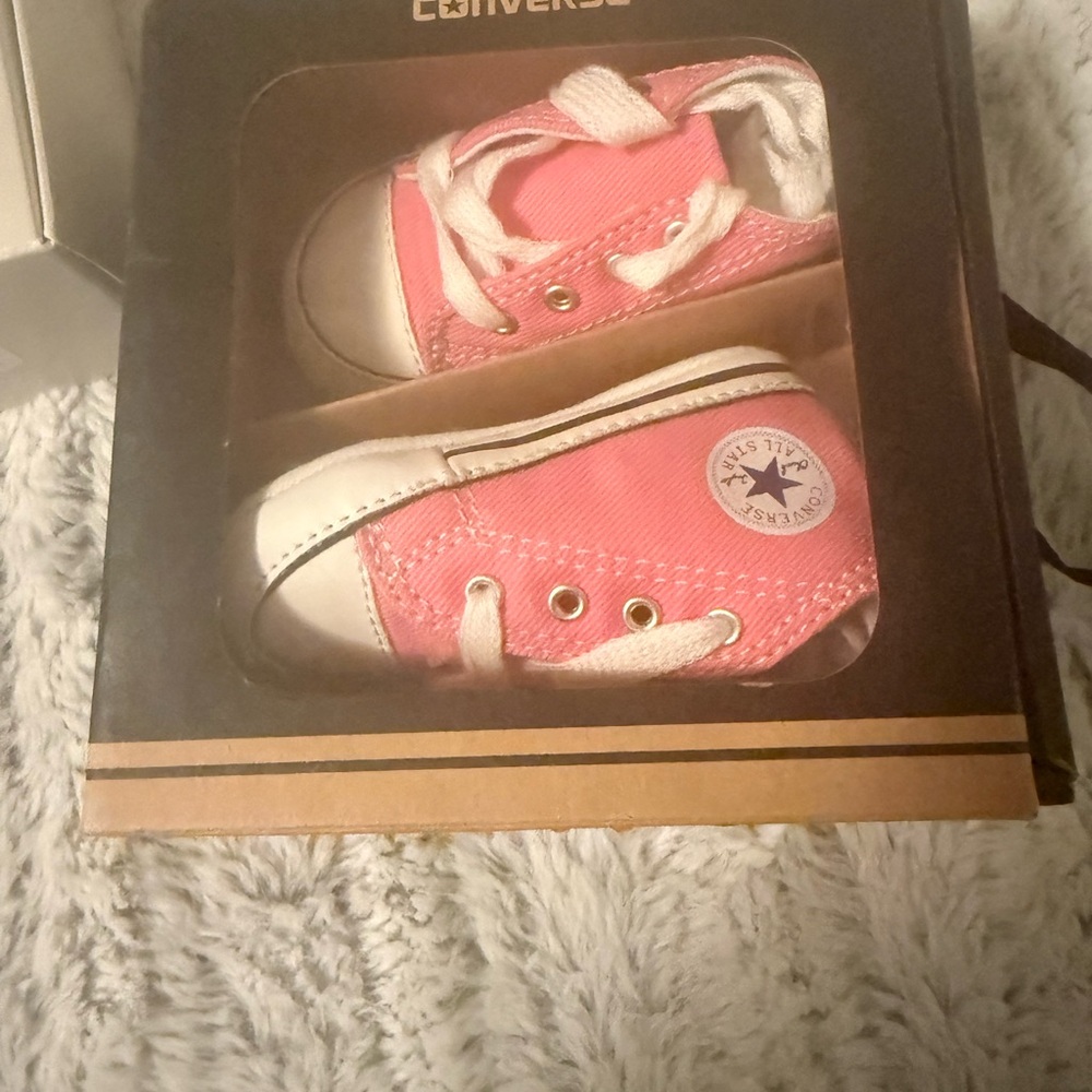 Converse Kids Sneakers in Pink and White